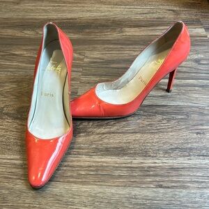 Red Christian Louboutin heels